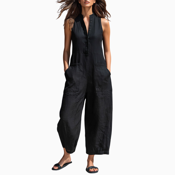 Lotte™ - Sleeveless minimalist jumpsuit