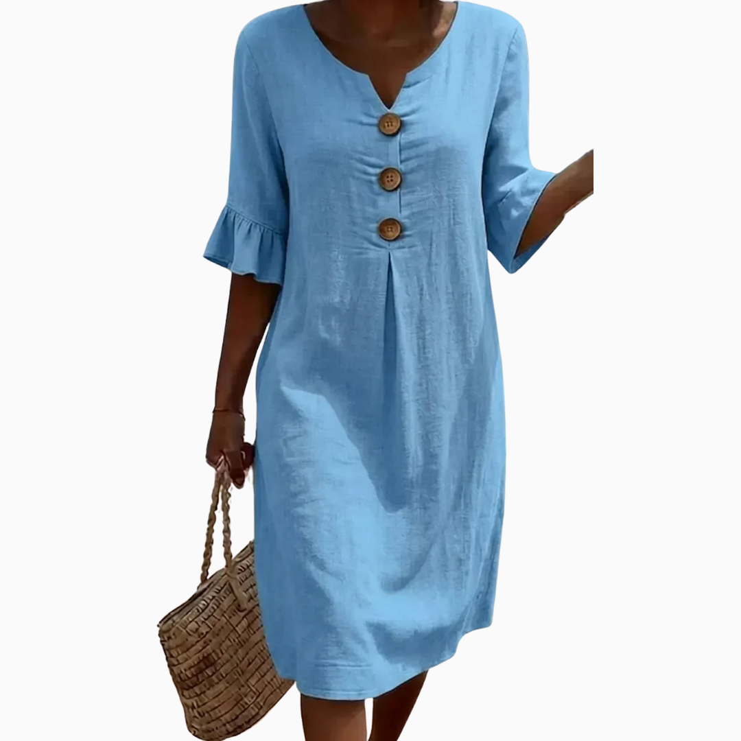 Radmila™ | Textured Long Sleeve Dress