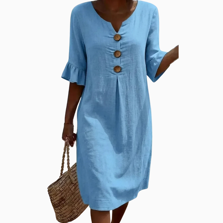Radmila™ | Textured Long Sleeve Dress