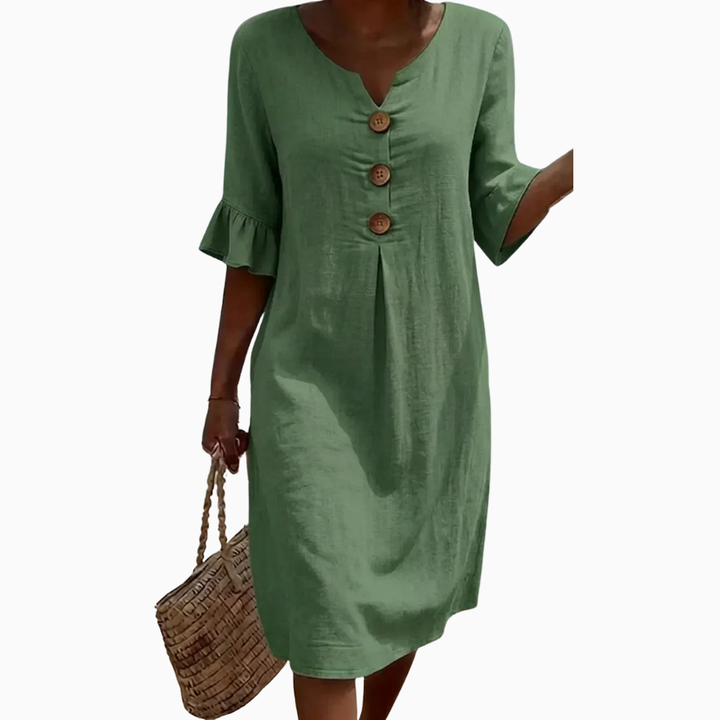 Radmila™ | Textured Long Sleeve Dress