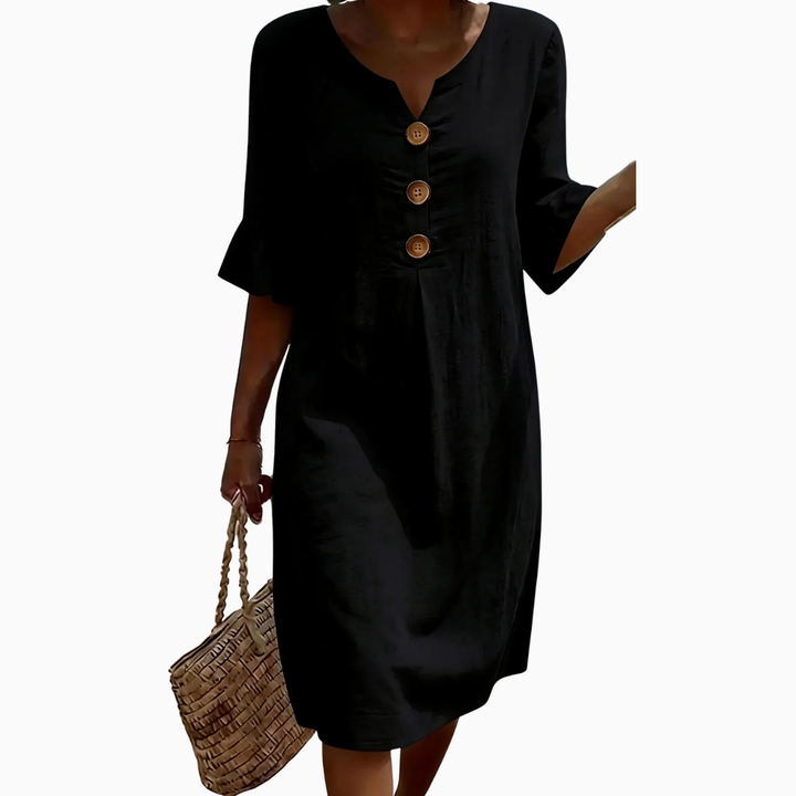 Radmila™ | Textured Long Sleeve Dress