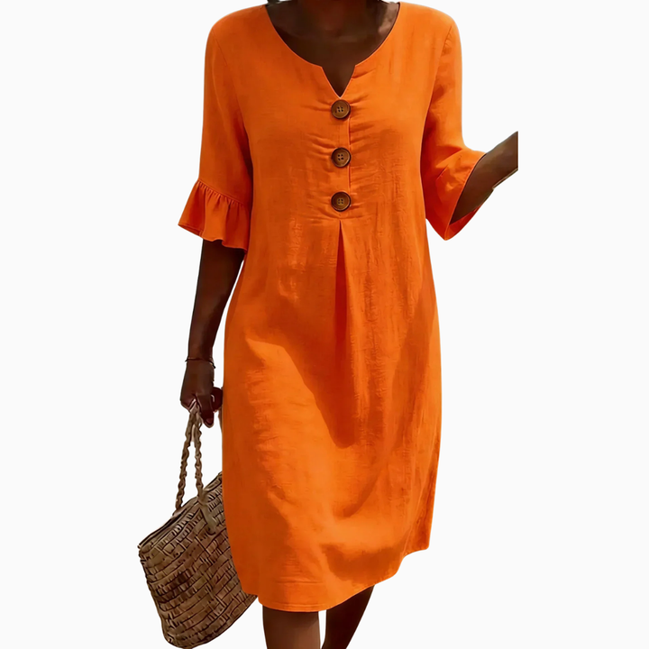 Radmila™ | Textured Long Sleeve Dress