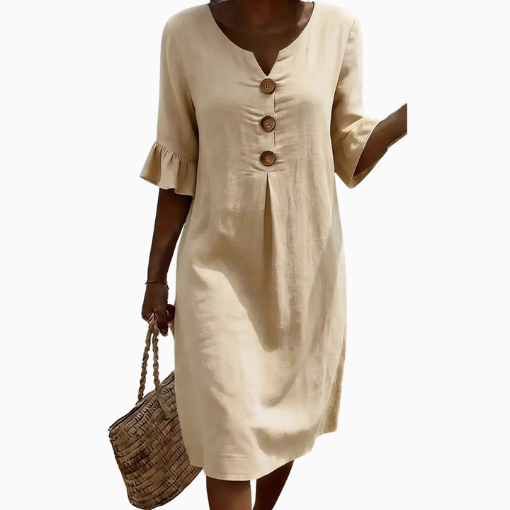Radmila™ | Textured Long Sleeve Dress
