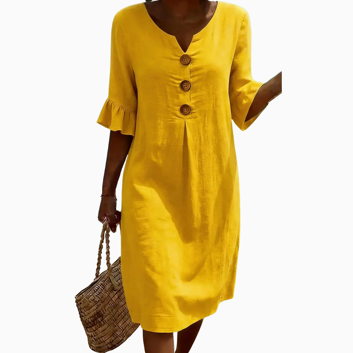 Radmila™ | Textured Long Sleeve Dress