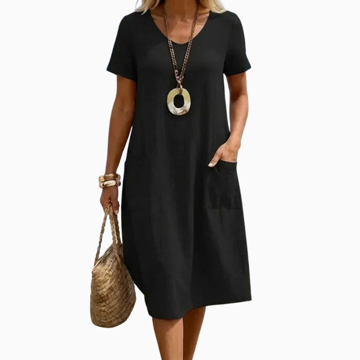 Oriane™ | Fluid Casual Maxi Dress