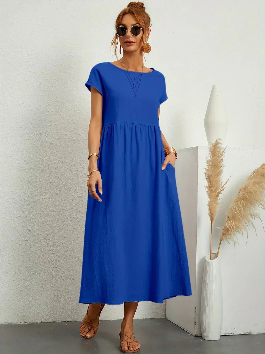 Ursina™ | Robe midi fluide