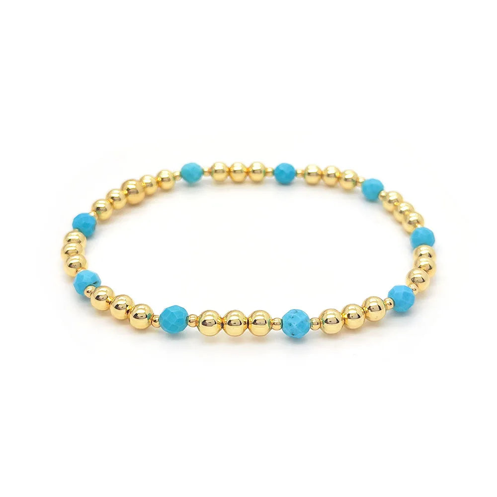 Bold Turquoise Charm Bracelet