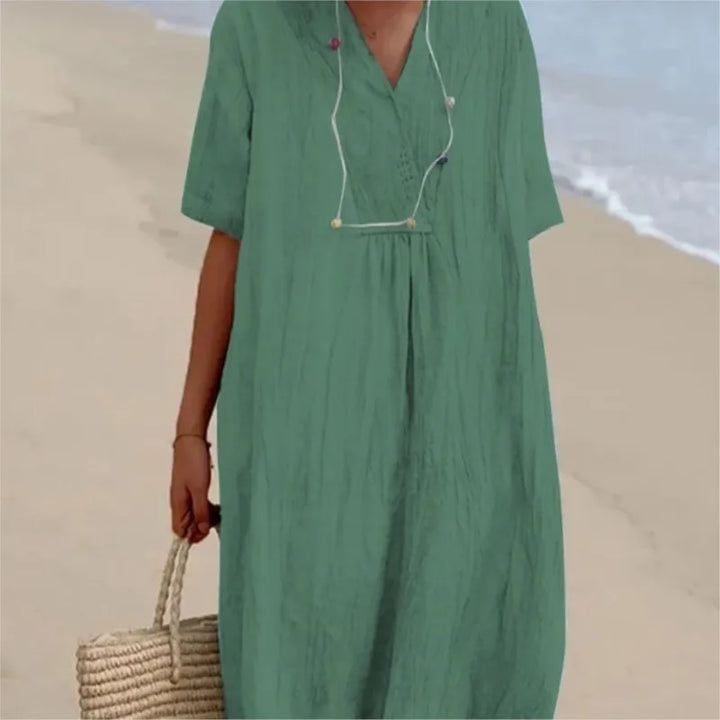 Silvana™ | Robe longue texturée décontractée