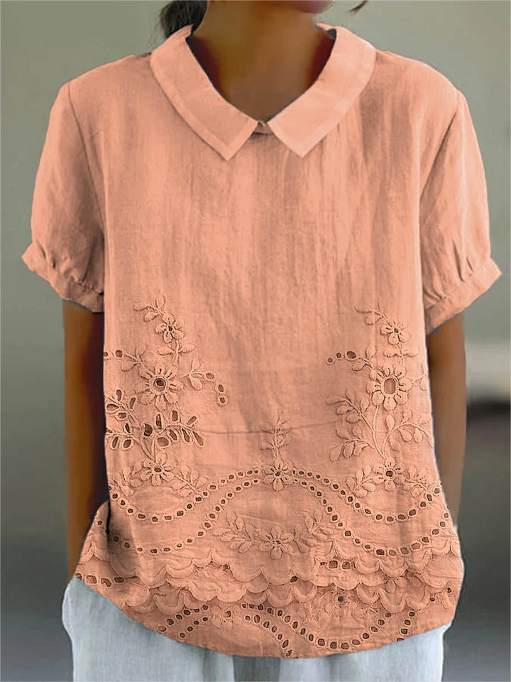 Lily | Chemise Broderie Fleurie