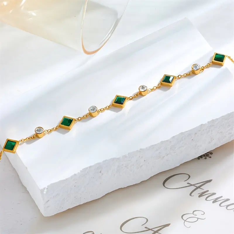 Meadow Emerald Bracelet