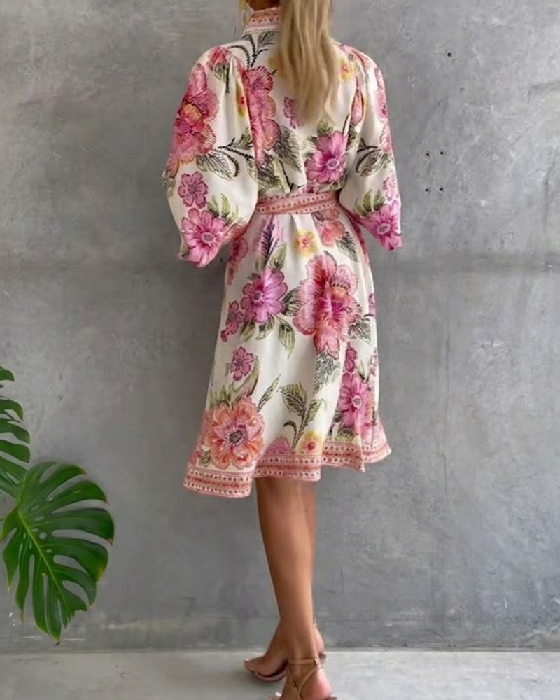 Rosalie™ | Floral Button Dress.