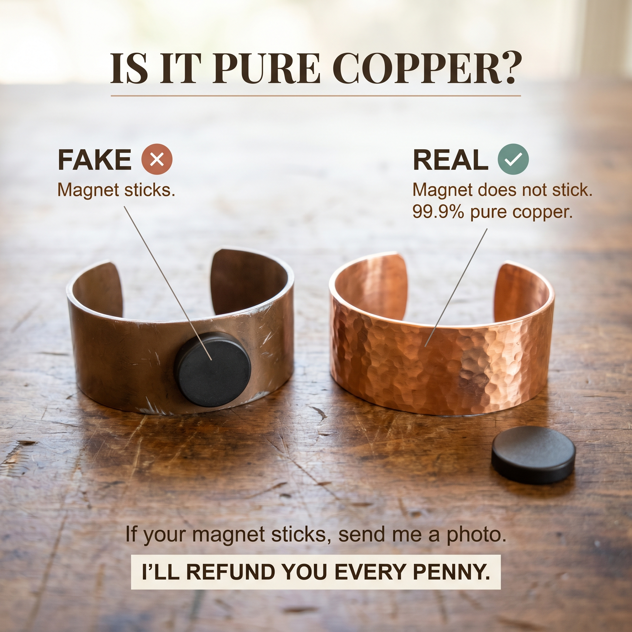 Gorse Men's Copper Bracelet