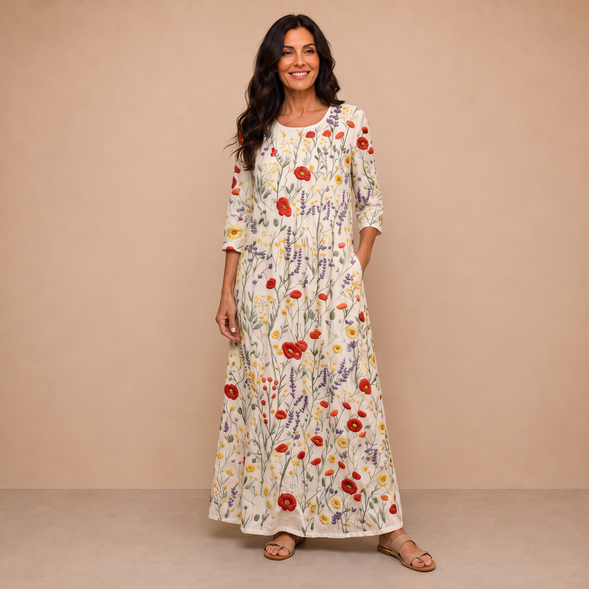 Nicole | Elegant Floral Dress
