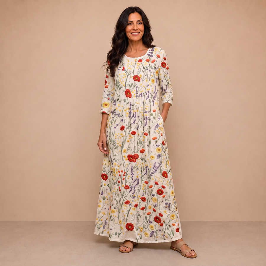 Nicole | Elegant Floral Dress