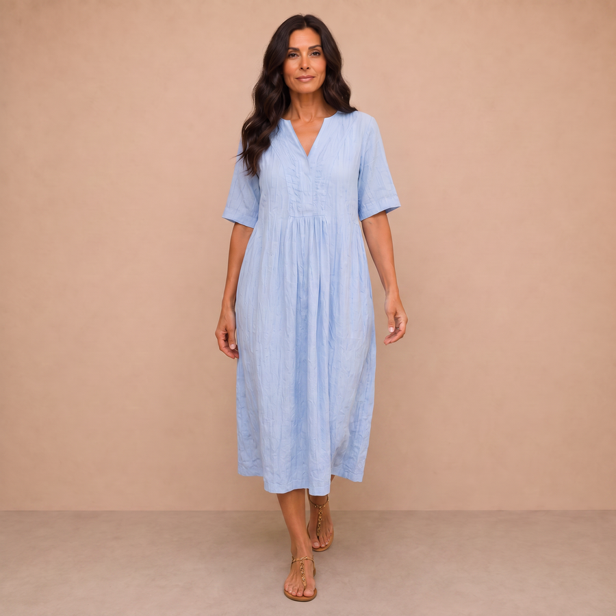 Silvana™ | Relaxed Textured Maxi Dress