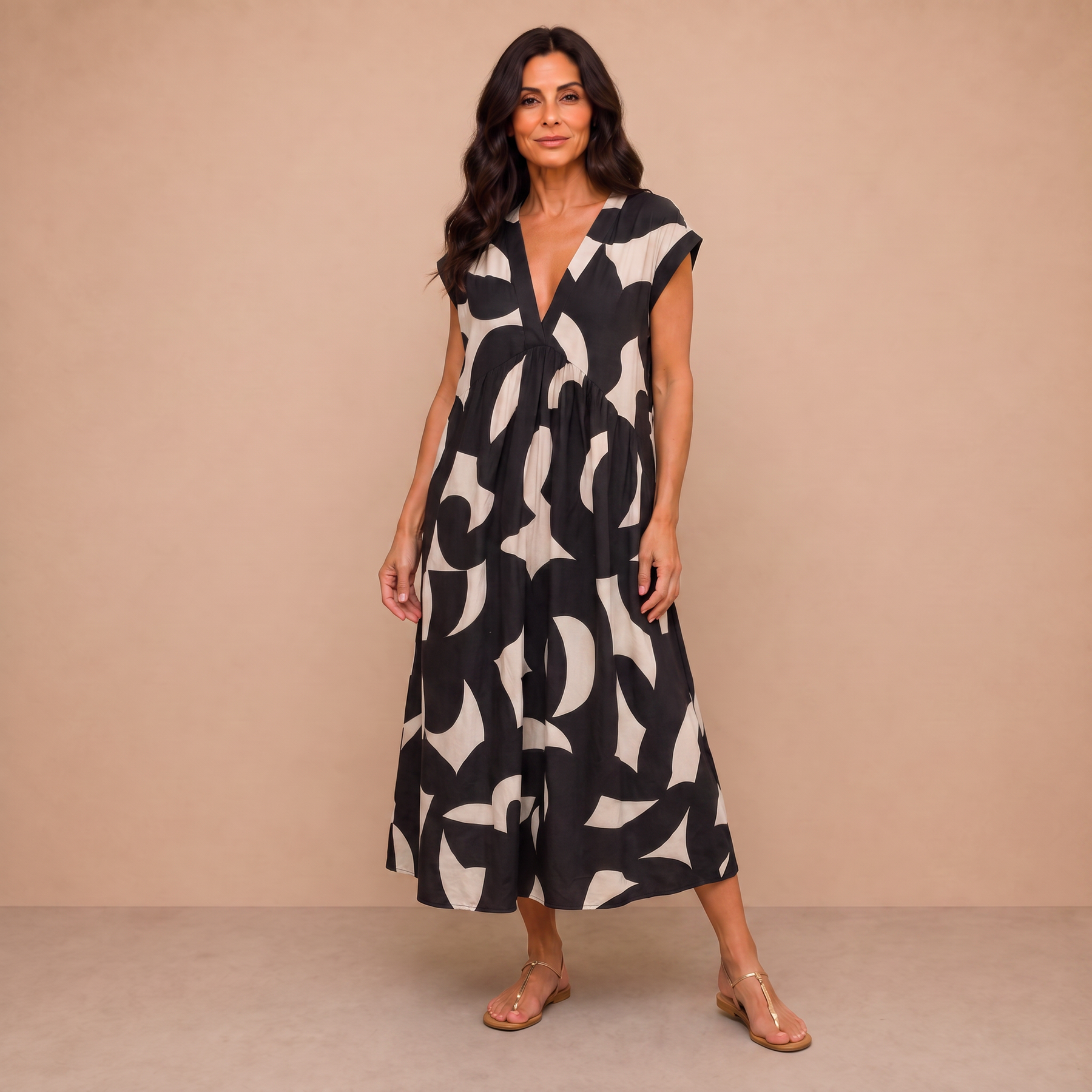 Tatiana™ | Cutwork Detail Maxi Dress
