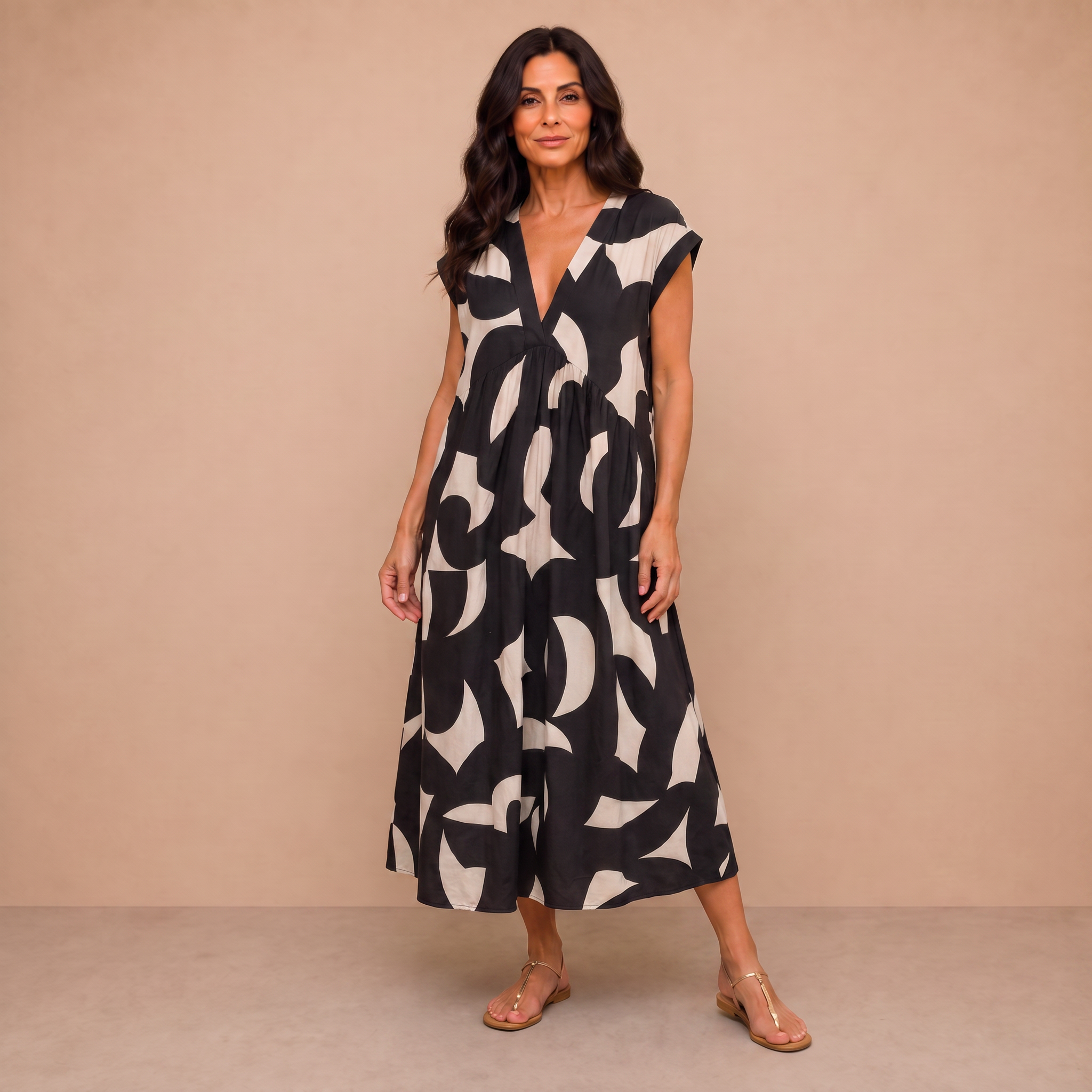 Tatiana™ | Cutwork Detail Maxi Dress
