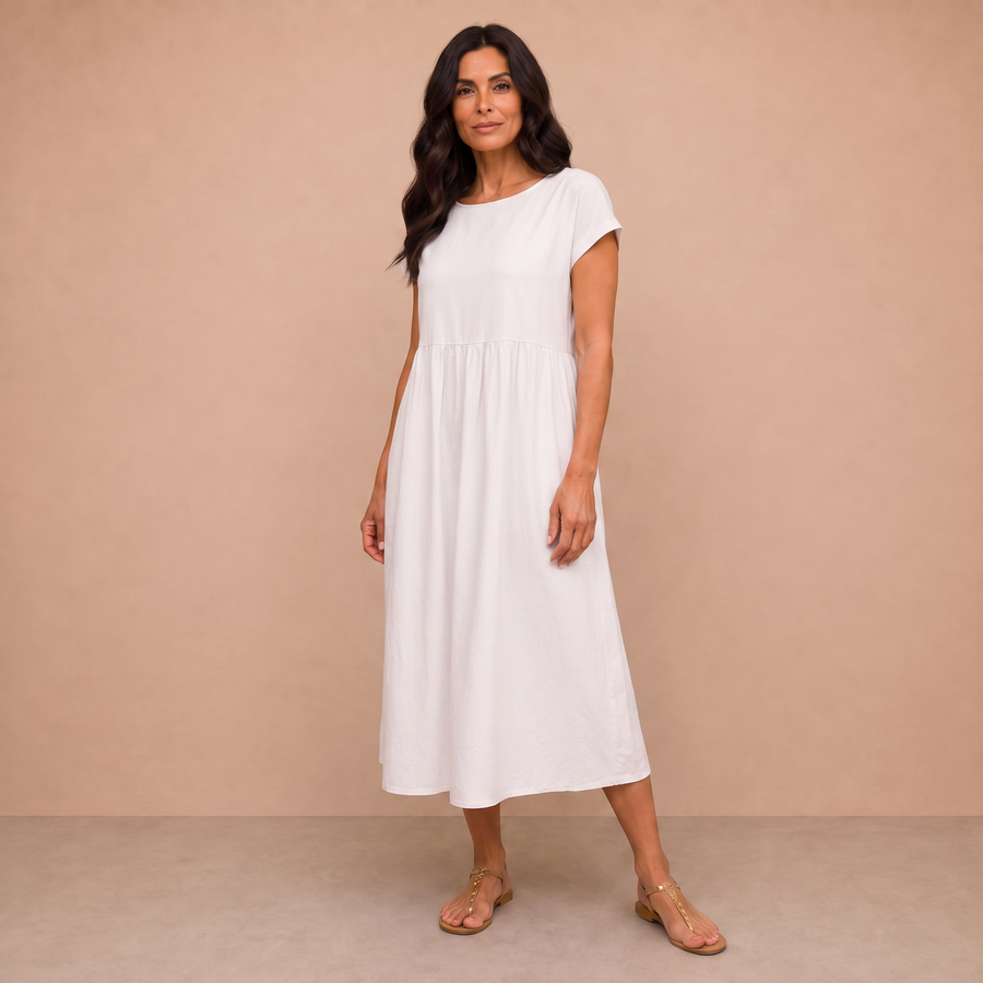 Ursina™ | Fluid Midi Dress