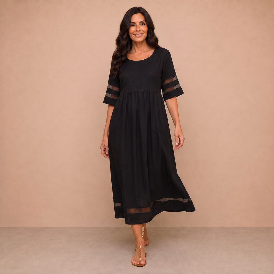 Cerelia | Flattering Tummy-Smoothing Midi Dress