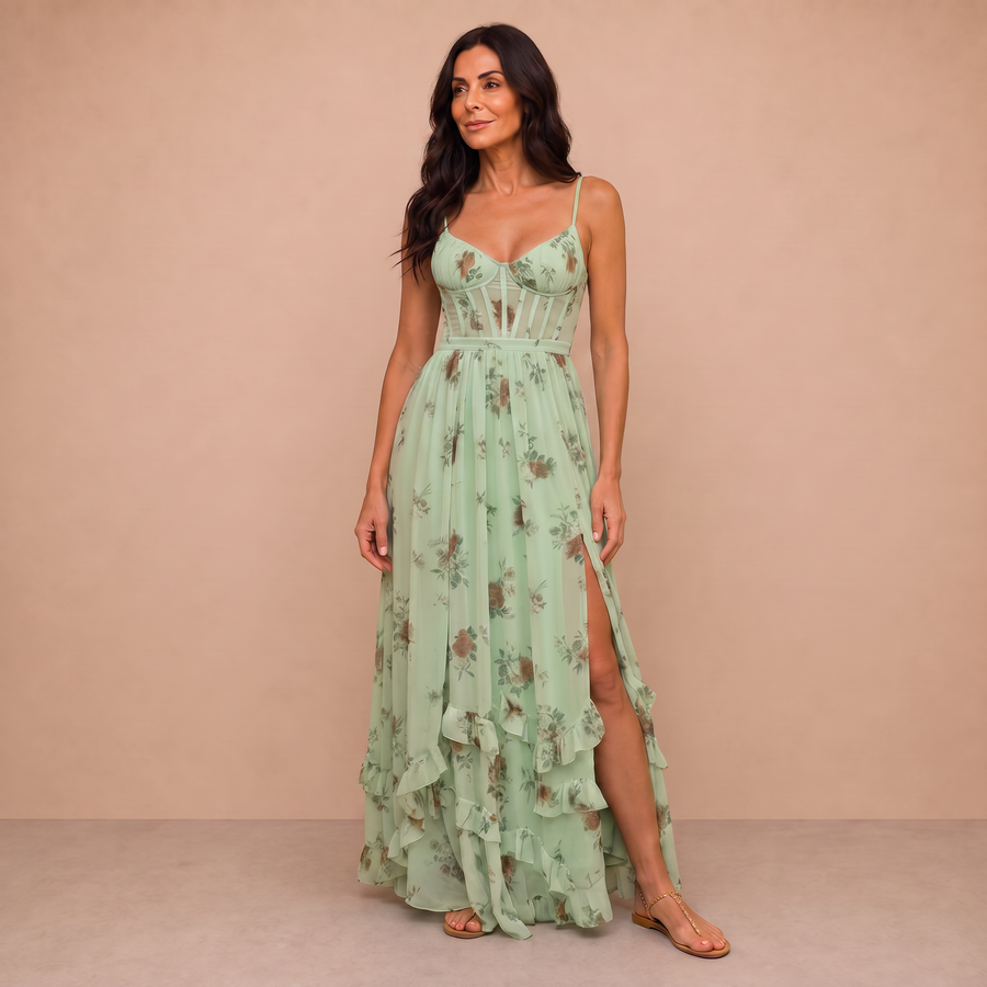 VIOLETTA | Whisper Dress - Sage Green