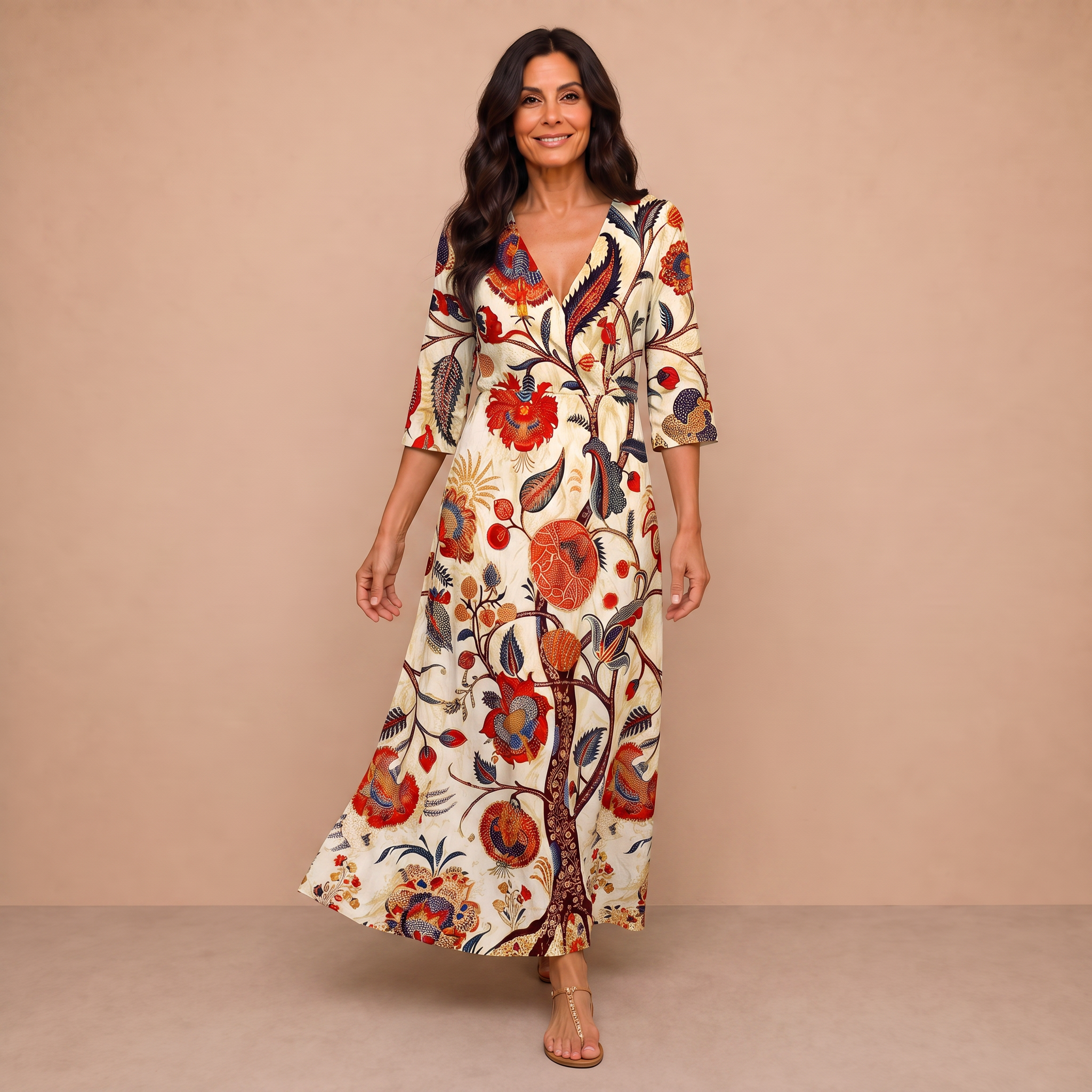 Kendra™ - Bohemian Floral Dress