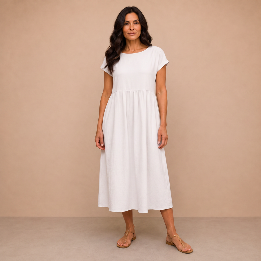 Ursina™ | Fluid Midi Dress