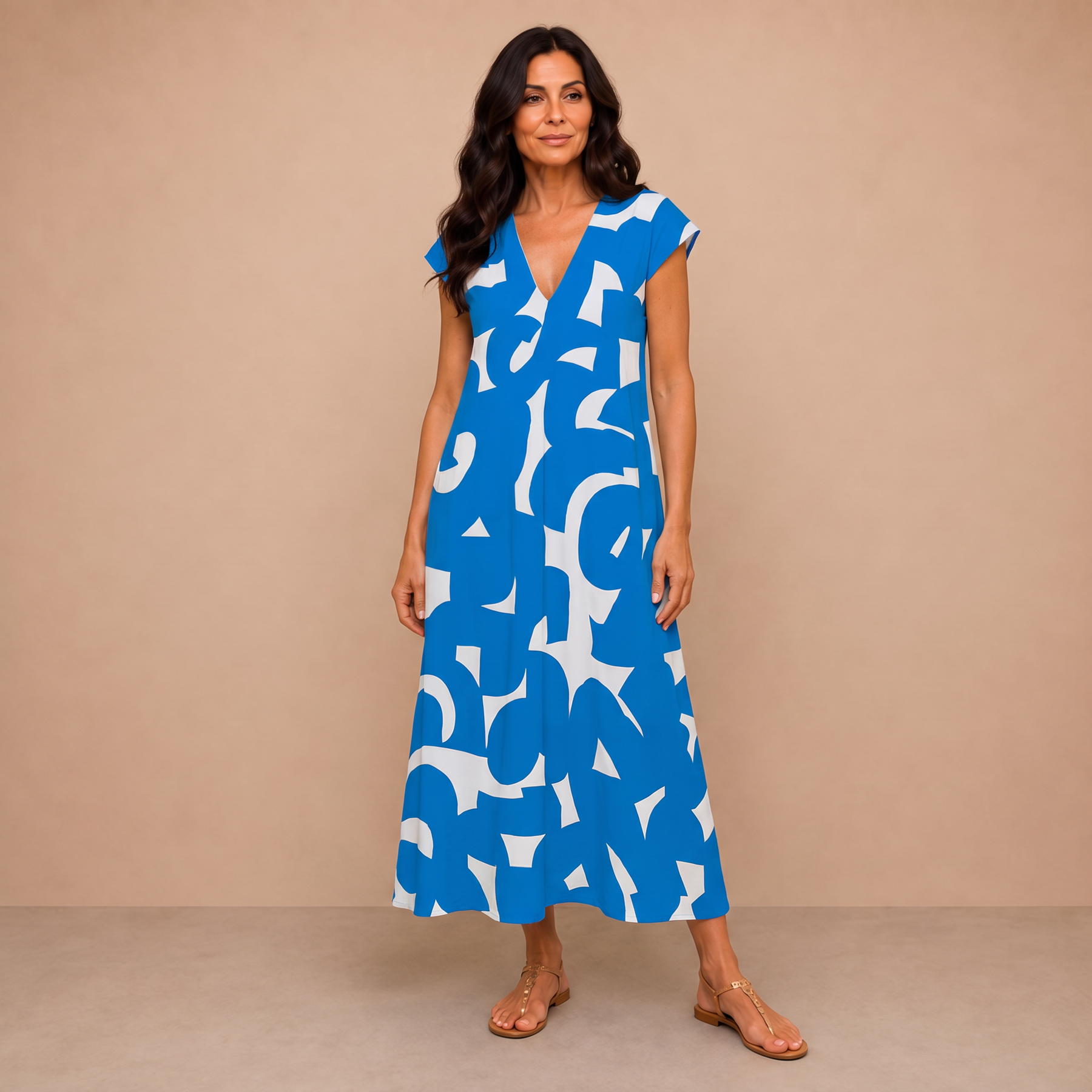 Tatiana™ | Cutwork Detail Maxi Dress