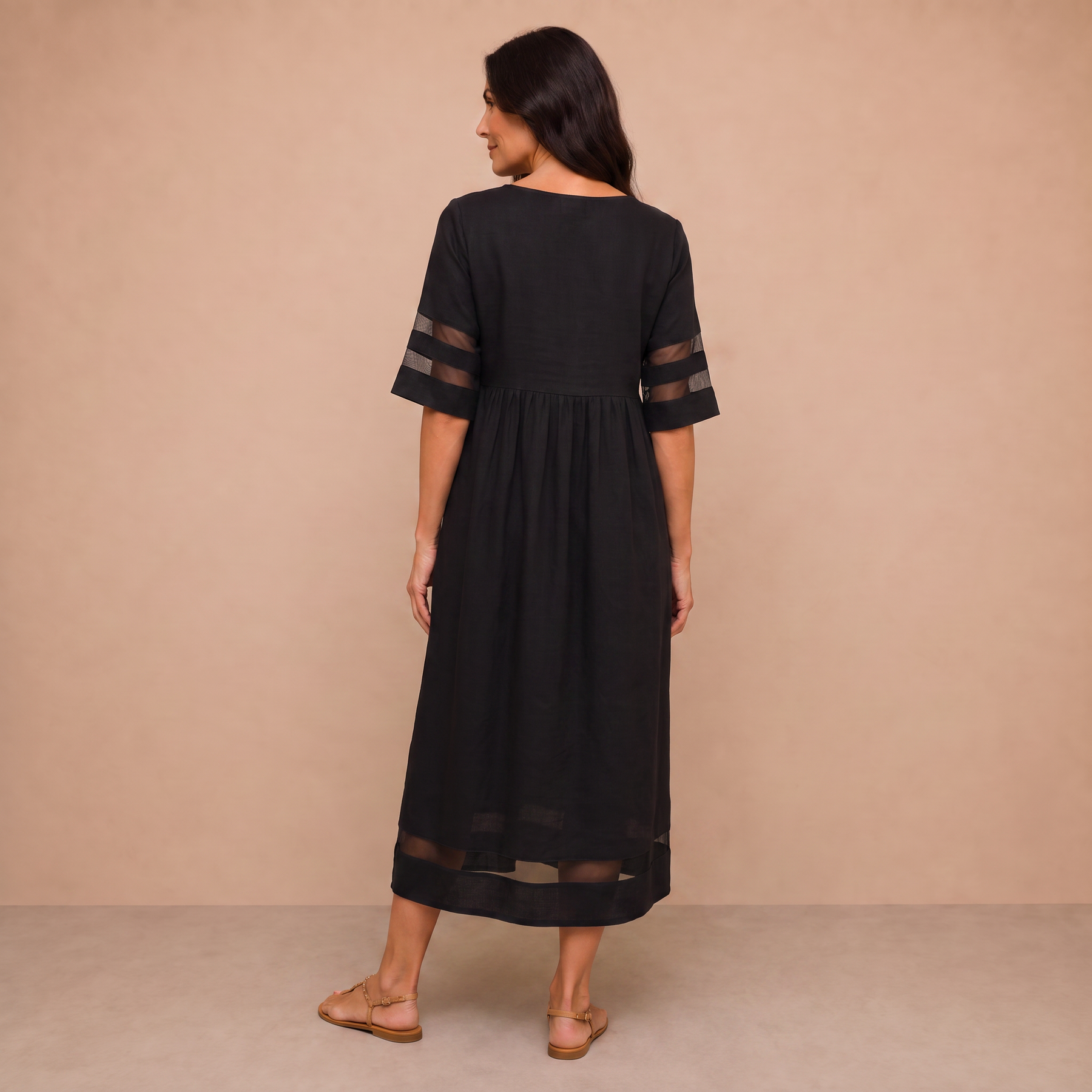 Cerelia | Flattering Tummy-Smoothing Midi Dress