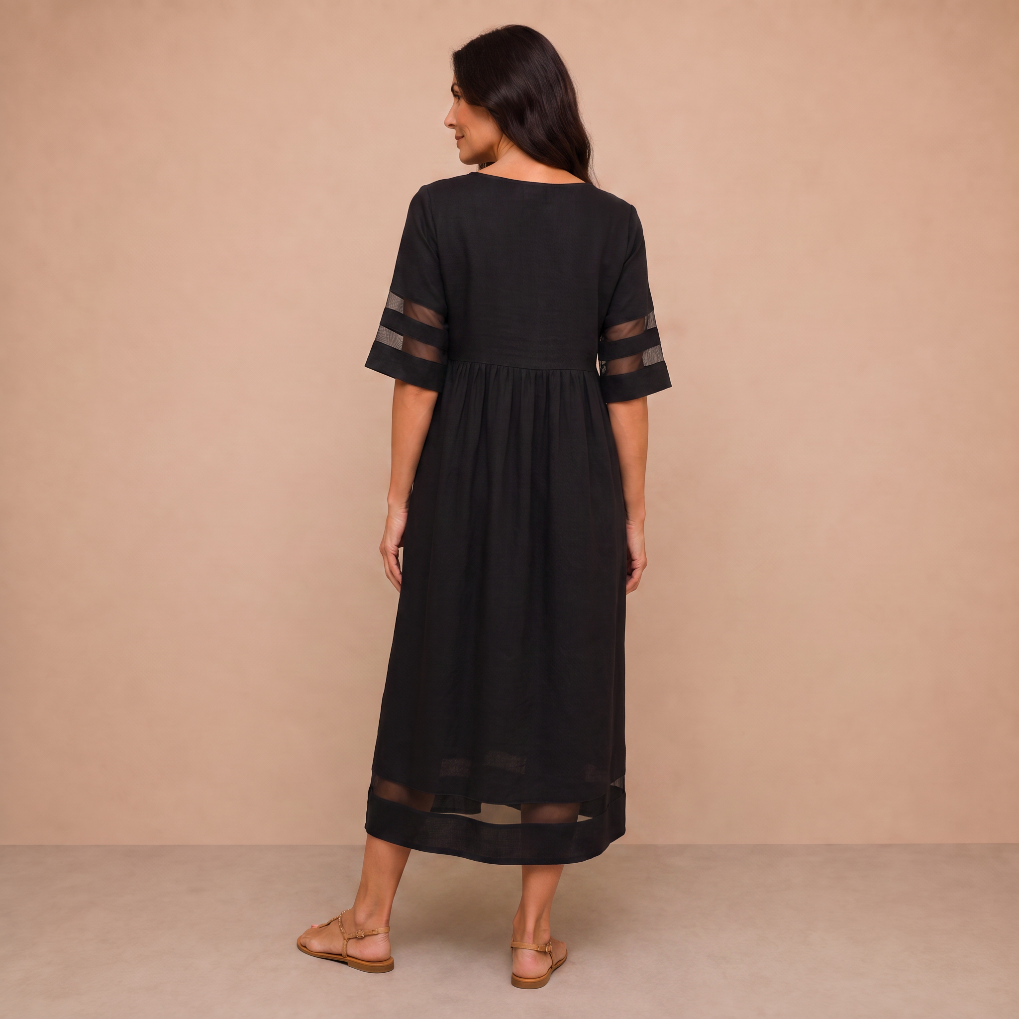 Cerelia | Flattering Tummy-Smoothing Midi Dress