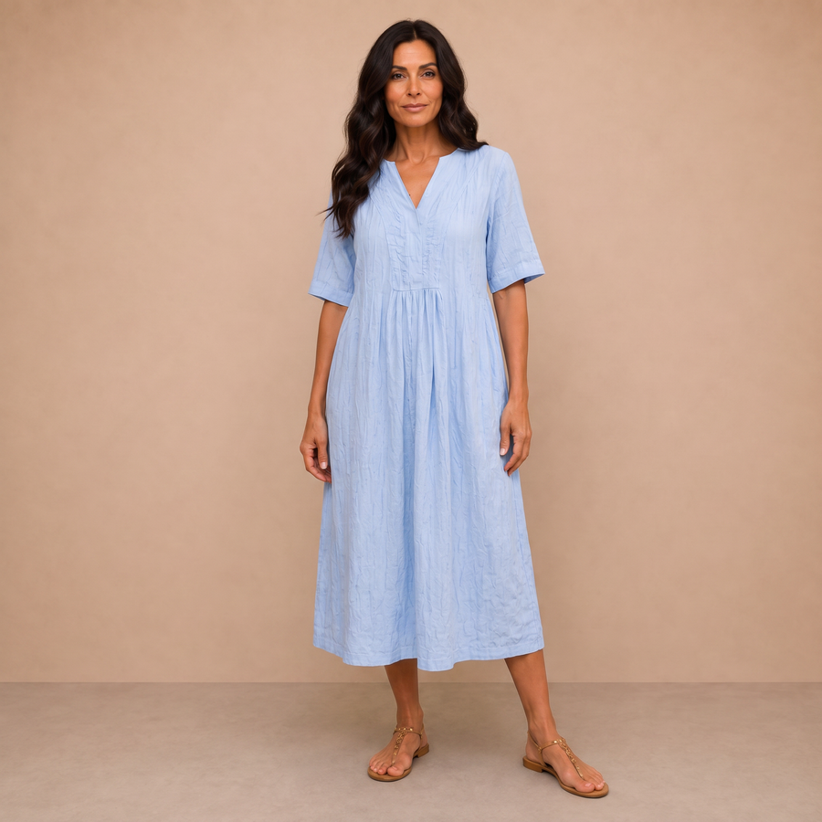 Silvana™ | Relaxed Textured Maxi Dress