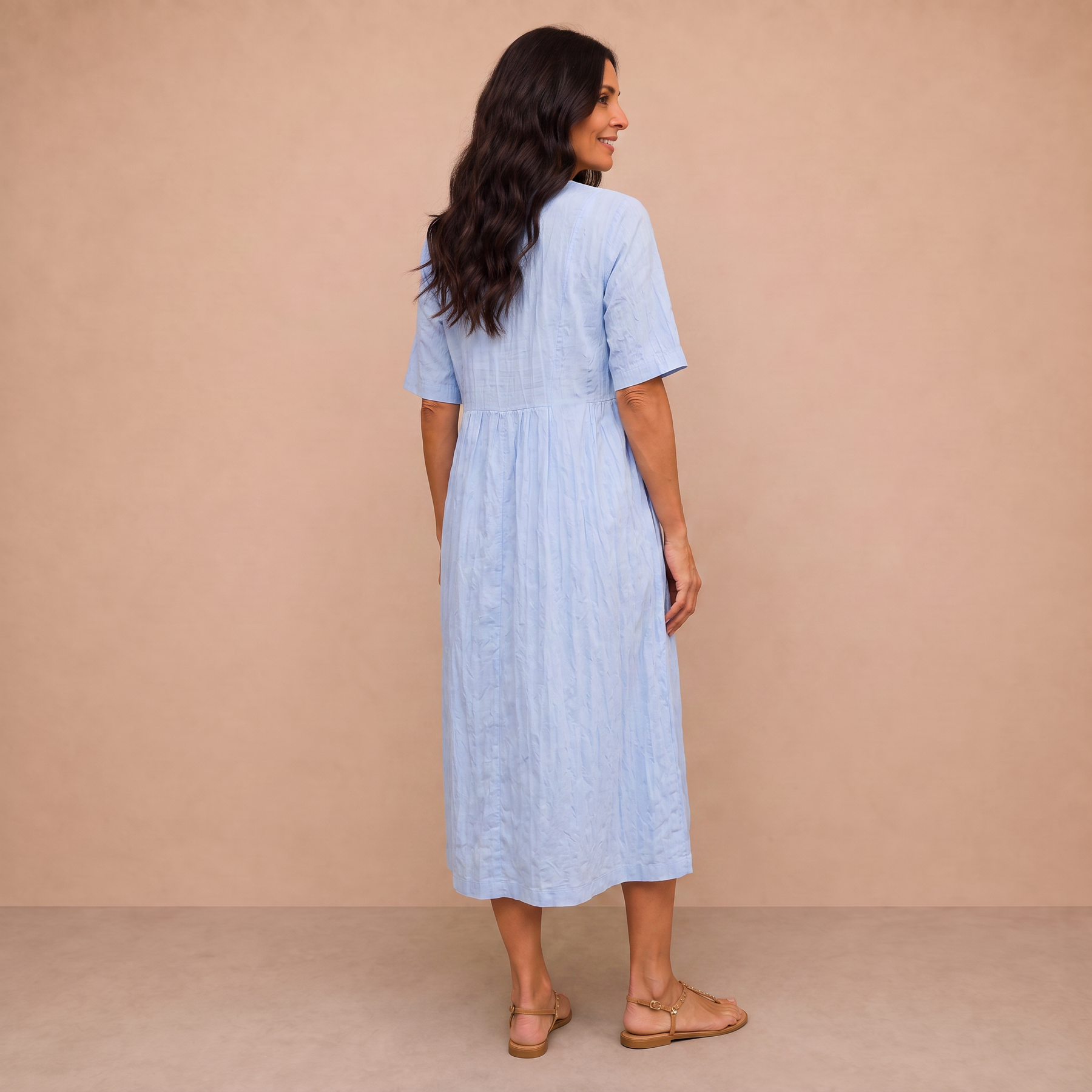 Silvana™ | Relaxed Textured Maxi Dress