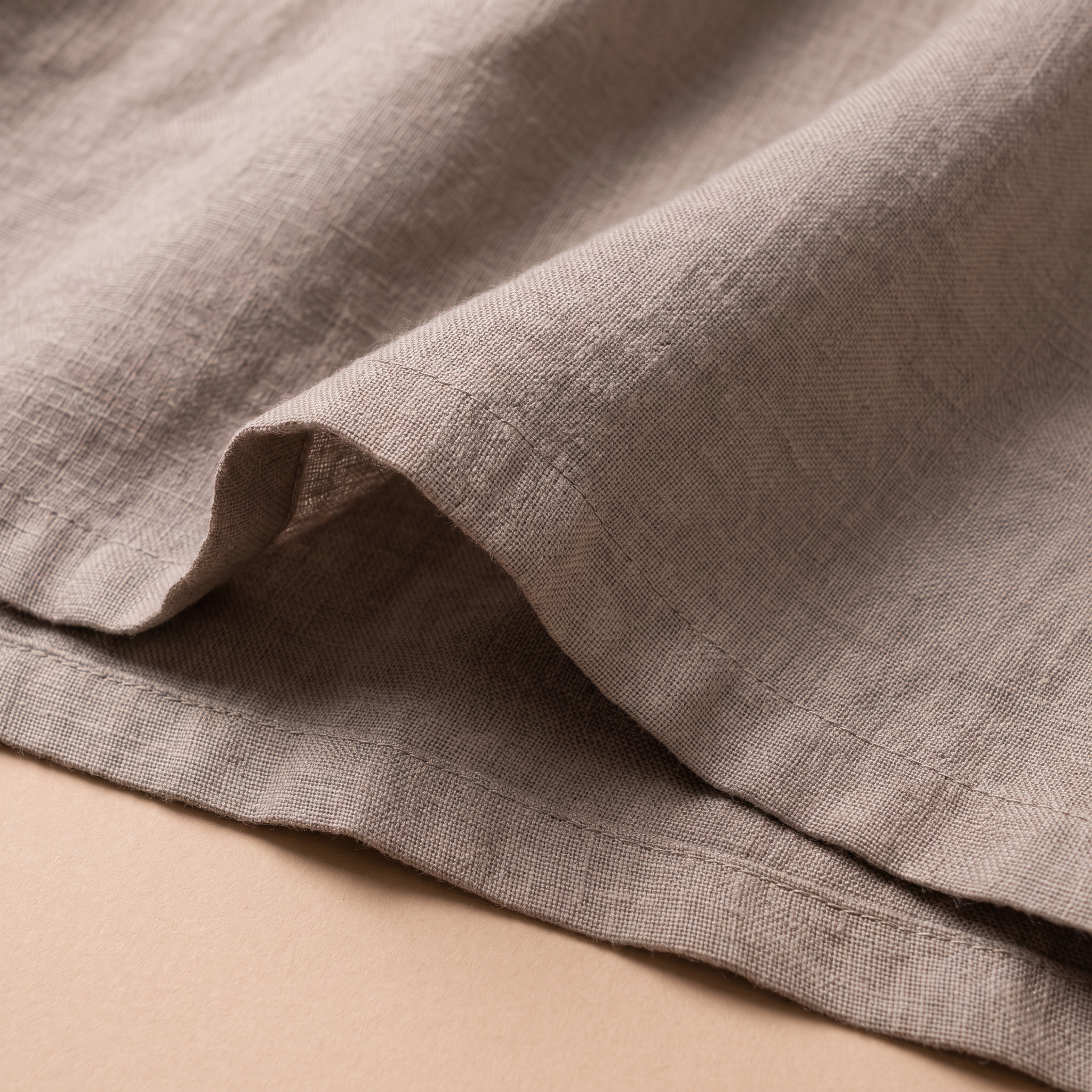 Josette | Ruffle V-Neck Linen Maxi Dress
