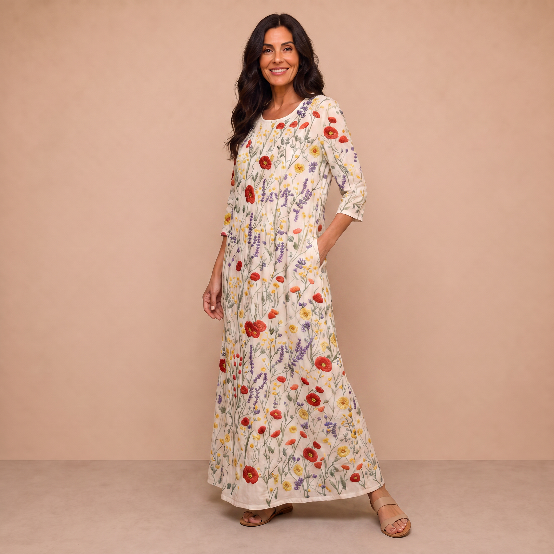Nicole | Elegant Floral Dress