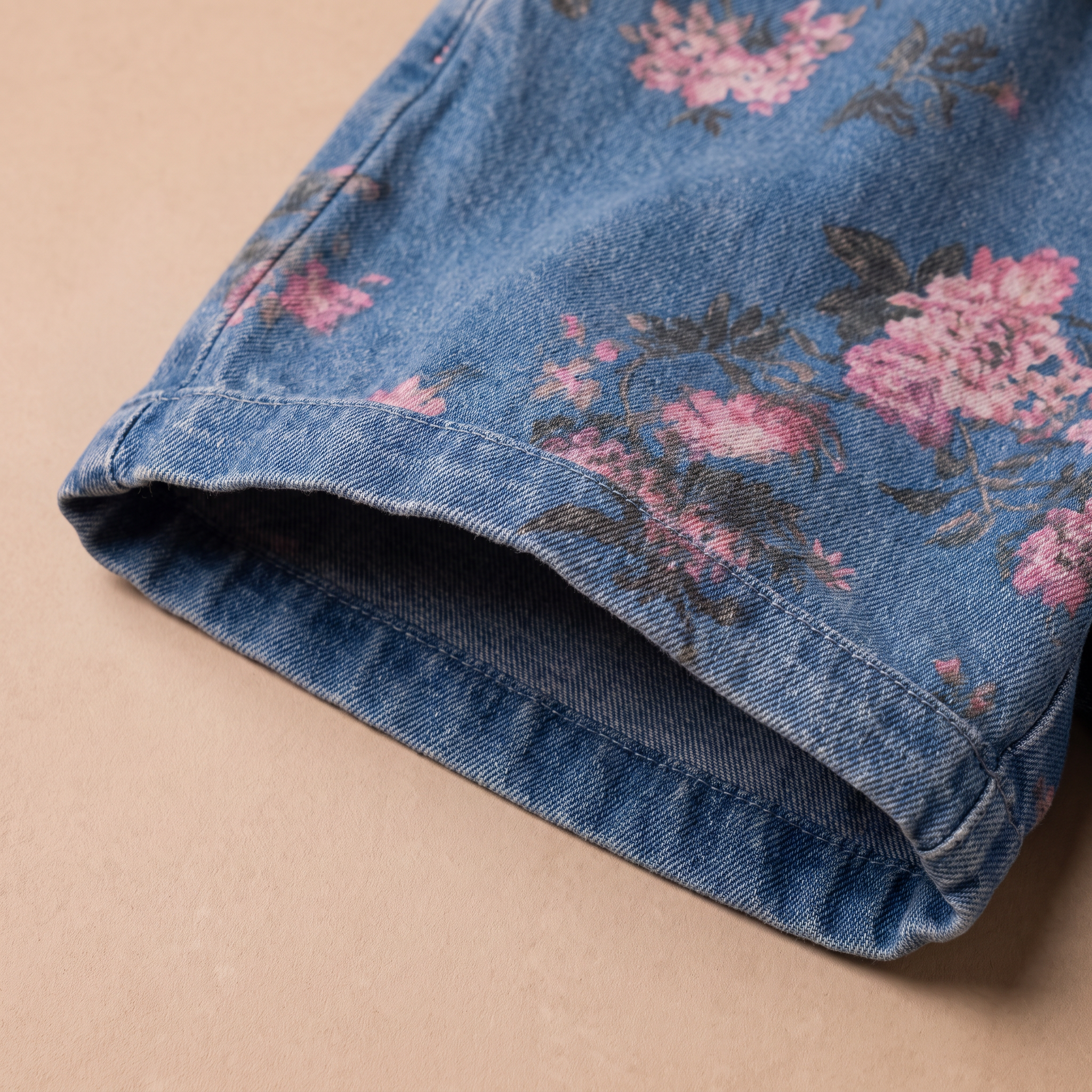 The Marvina Floral Denim Jumpsuit