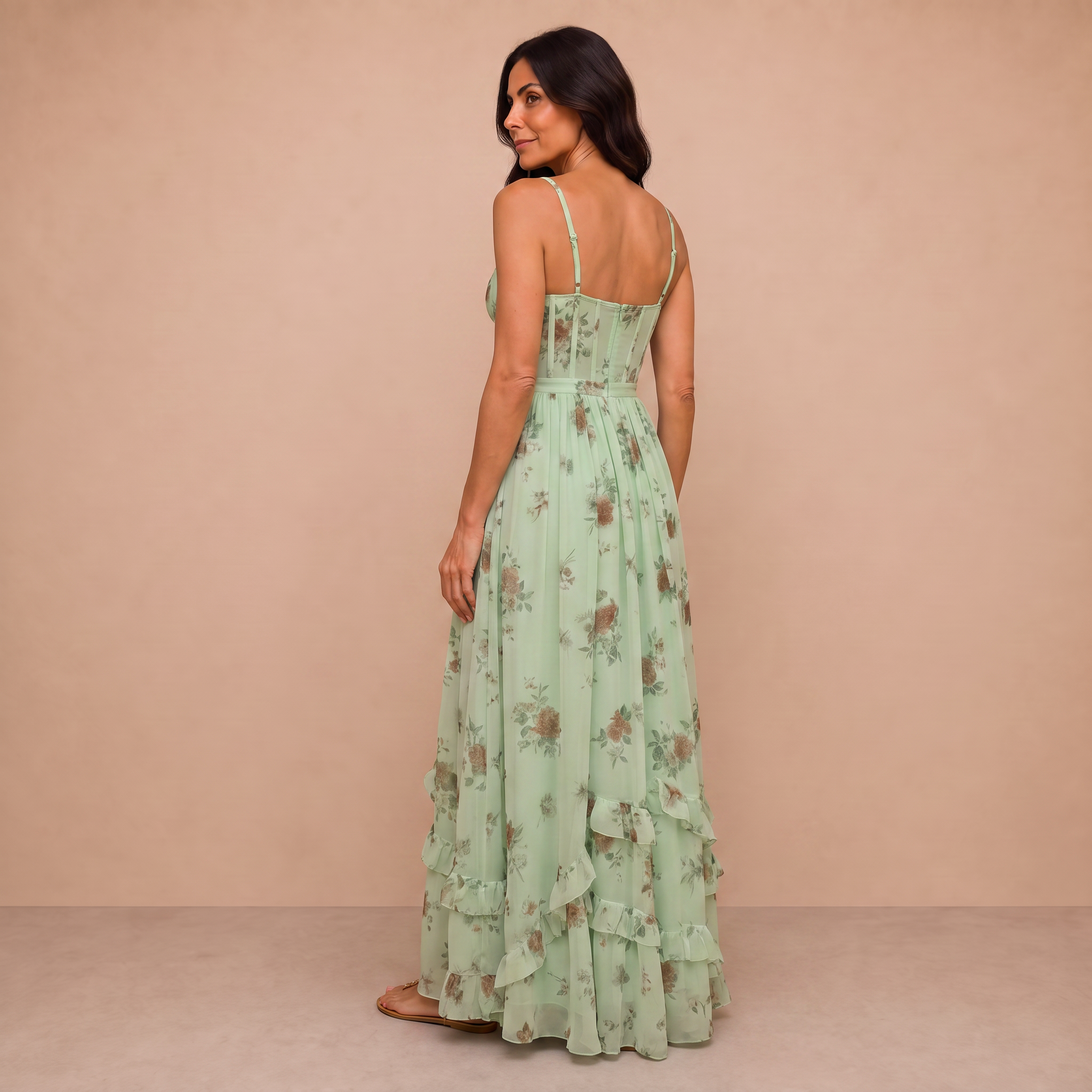 VIOLETTA | Whisper Dress - Sage Green
