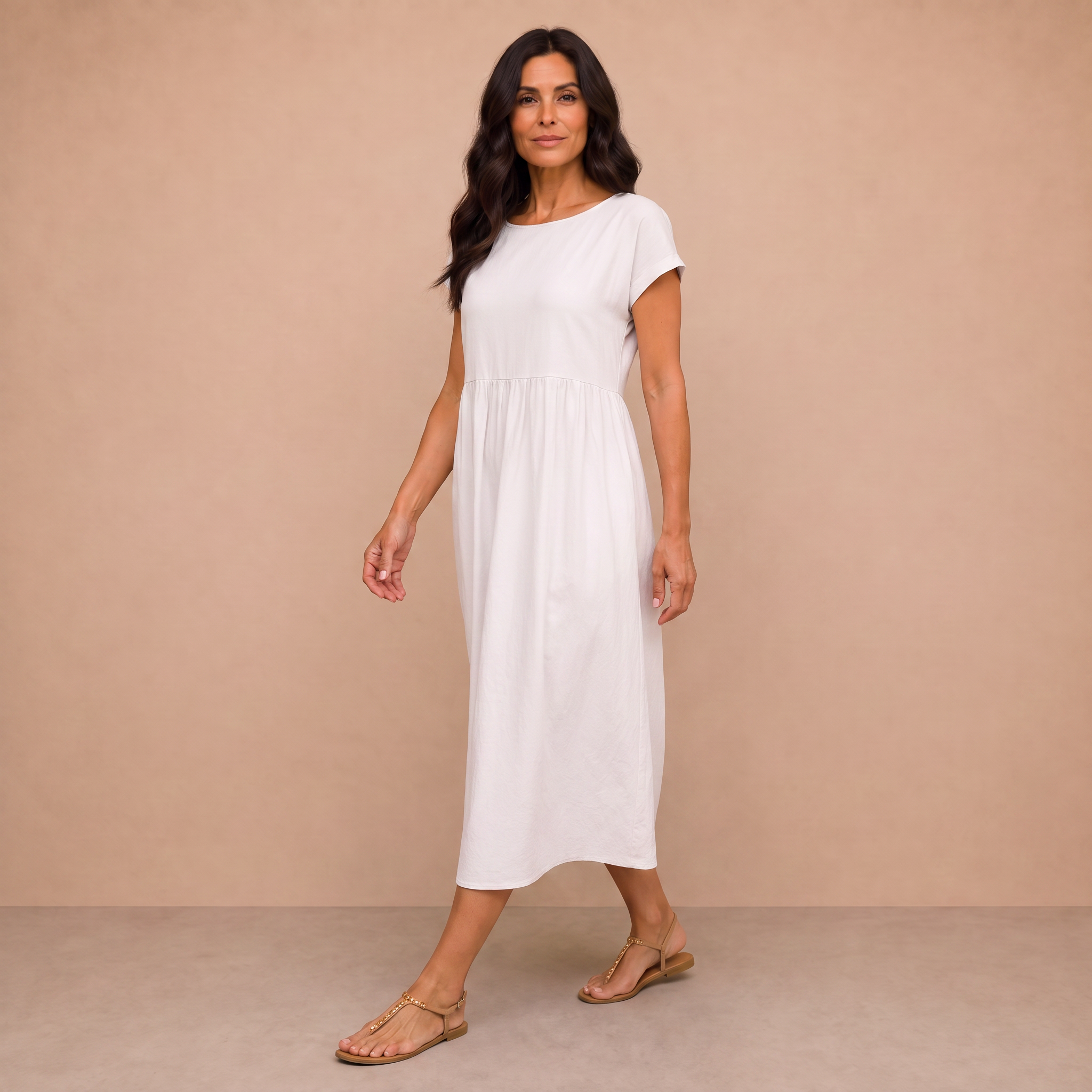 Ursina™ | Fluid Midi Dress