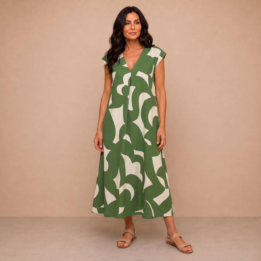 Tatiana™ | Cutwork Detail Maxi Dress