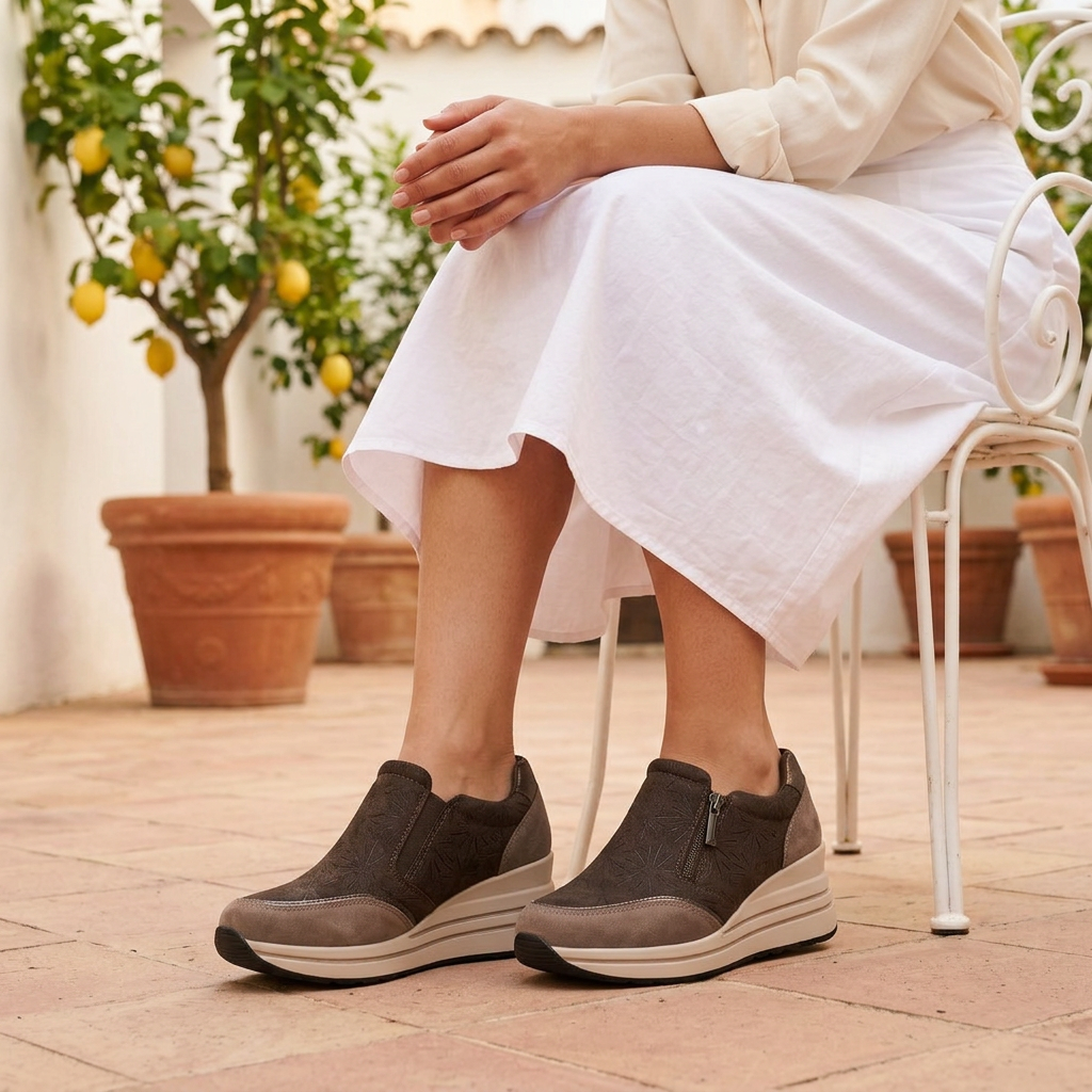 Morena Comfort Wedge Sneakers