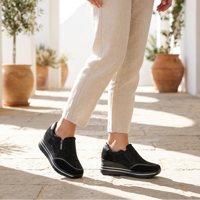 Morena Comfort Wedge Sneakers